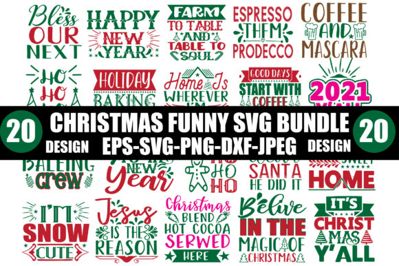 Christmas Funny SVG Bundle