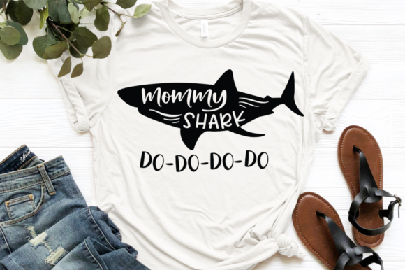 Mommy Shark Svg Graphics for Crafts
