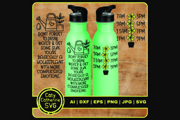 Water Tracker Don’t Forget Drink Water Graphics for Crafts
